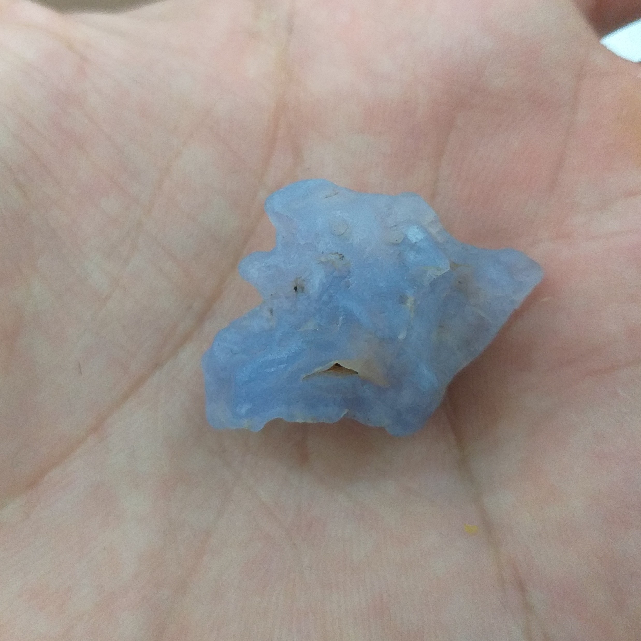 راف عقیق آبی خوشرنگ و زیبا اصل معدنی