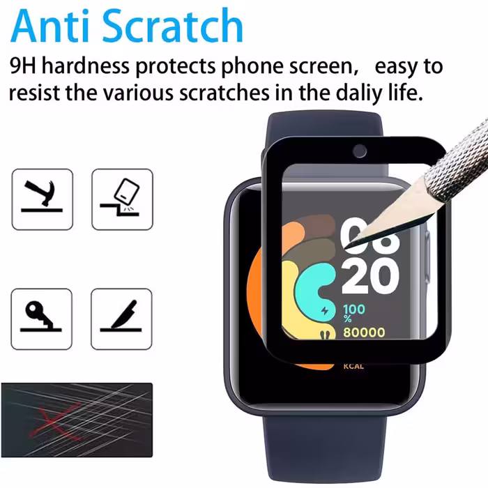 محافظ صفحه نمایش مدل PMMA کد MS مناسب برای ساعت هوشمند شیائومی Redmi Watch 2 lite