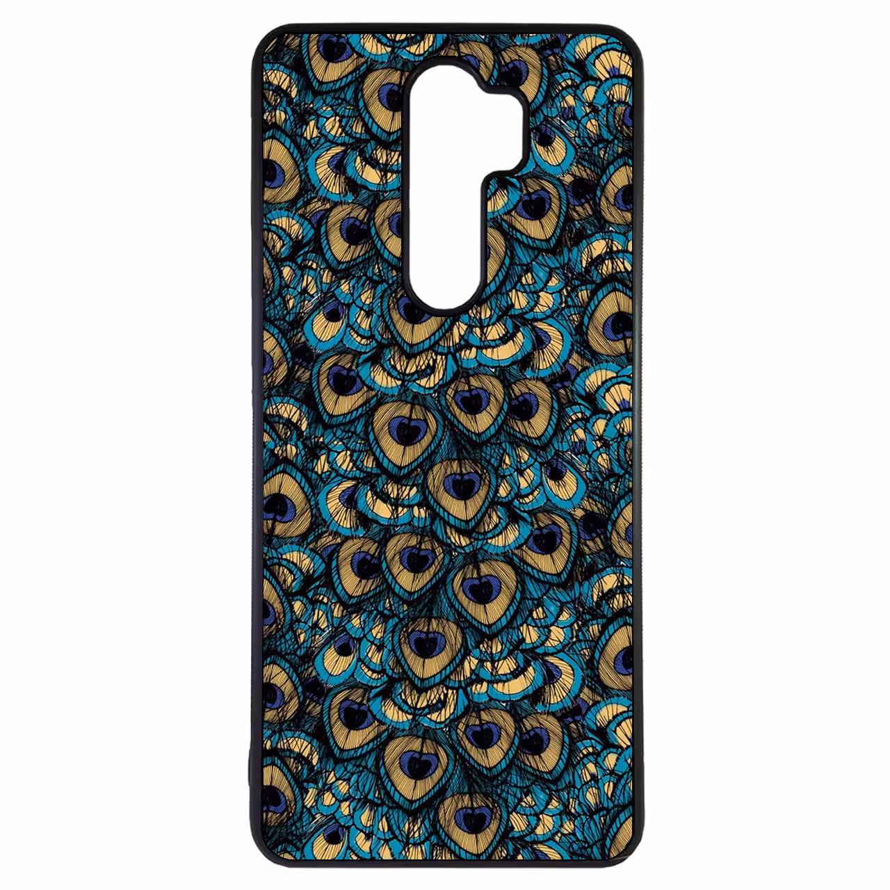 کاور طرح پر طاووس کد 1146 مناسب برای گوشی موبایل شیائومی redmi note 8 pro