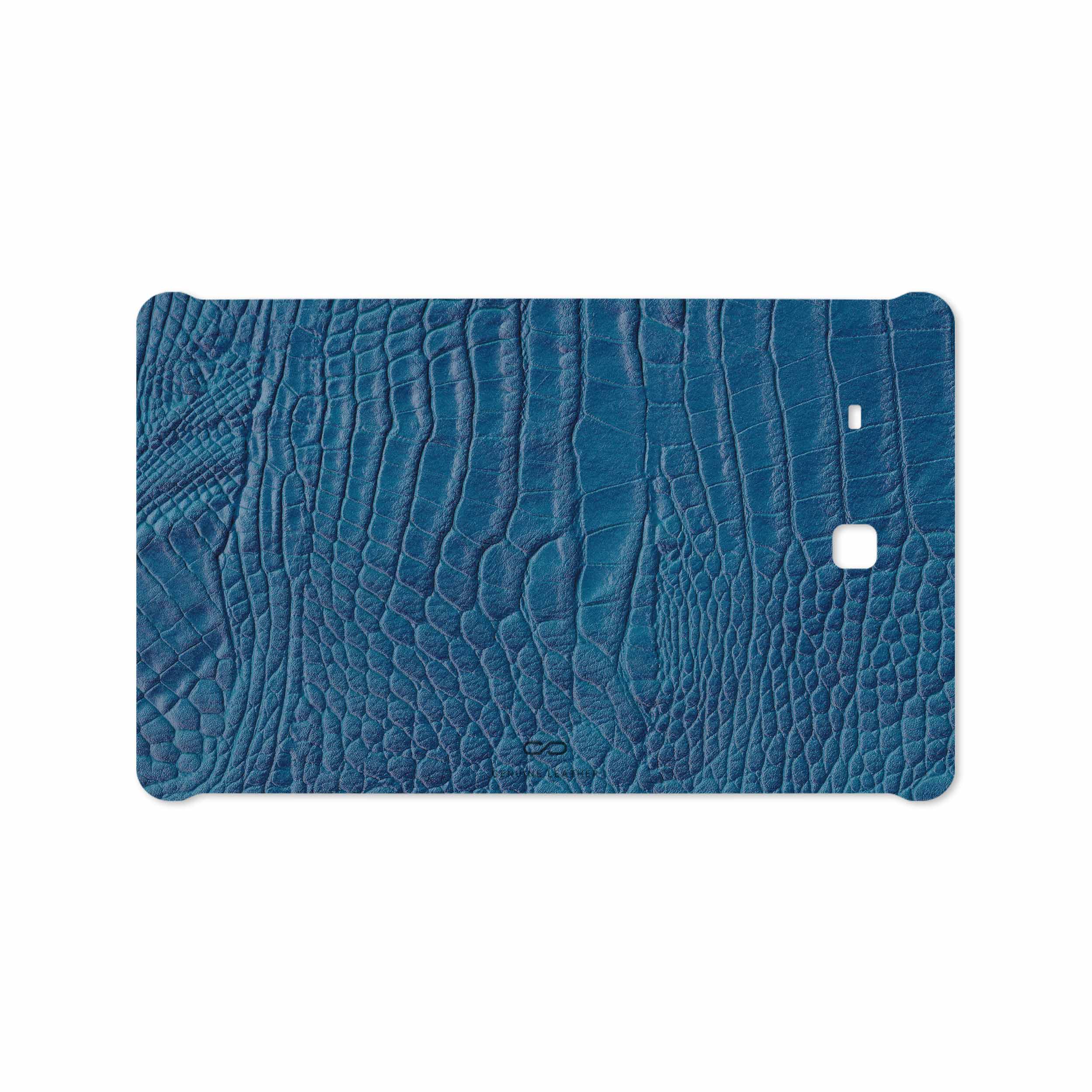 برچسب پوششی ماهوت مدل Blue-Crocodile-Leather مناسب برای تبلت سامسونگ Galaxy Tab E 9.6 2015 T561