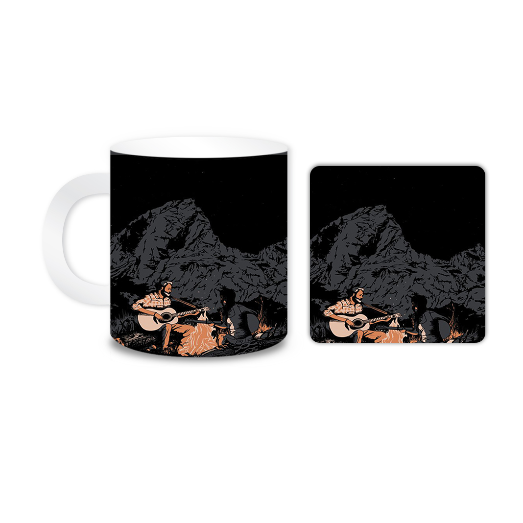 ماگ مدل کوه کد 1319 به همراه زیر لیوانی