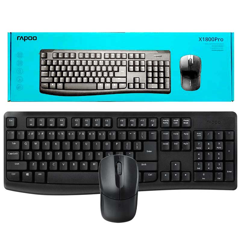 کیبورد و ماوس بی سیم رپو Rapoo X1800Pro