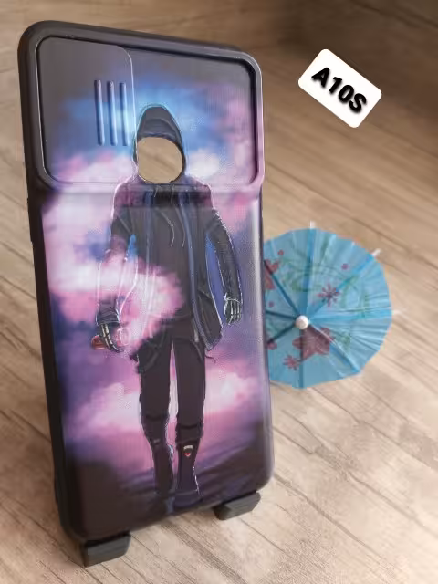کاور طرح دار محافظ لنز دار مناسب برای گوشی موبایل سامسونگ Galaxy A10s
