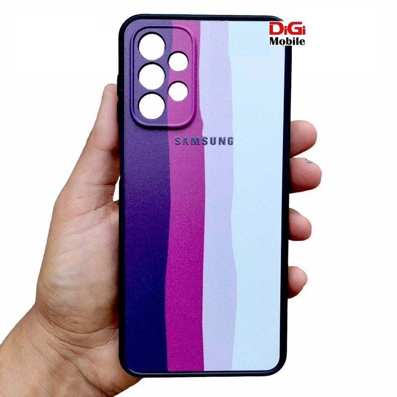 کاور گوشی موبایل سامسونگ A23 رنگین کمانی خوش دست