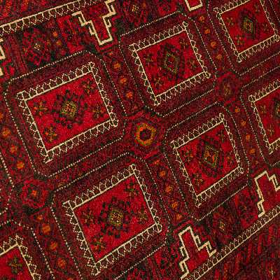 فرش دستبافت سه و نیم متری مدل نقشه بلوچ  کد 34.2917