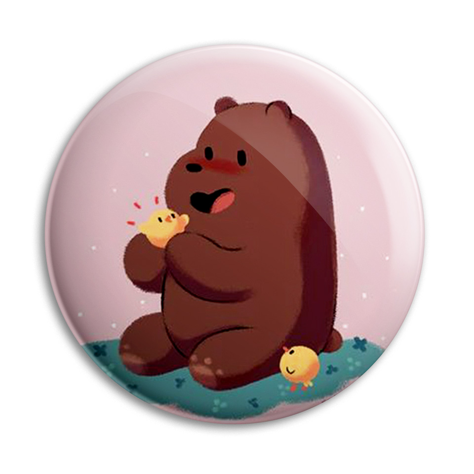 پیکسل پرمانه طرح خرس‌های کله‌ فندقی کد pm.10215