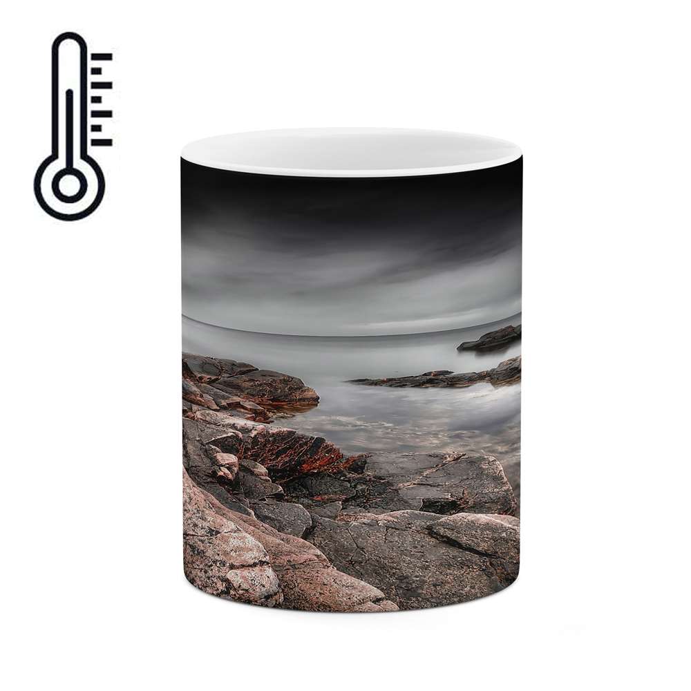 ماگ حرارتی طرح صخره و دریا مدل mgh01747