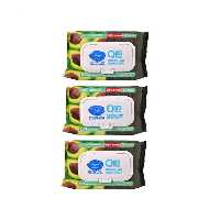 دستمال مرطوب دافی مدل 1 Q10 moisturizer مجموعه 3 عددی