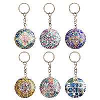 جاکلیدی خندالو طرح کاشی کد 100A مجموعه 6 عددی