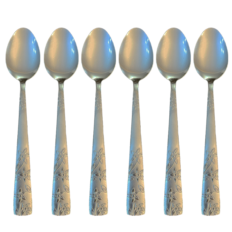 قاشق چای خوری مدل goli مجموعه 6 عددی