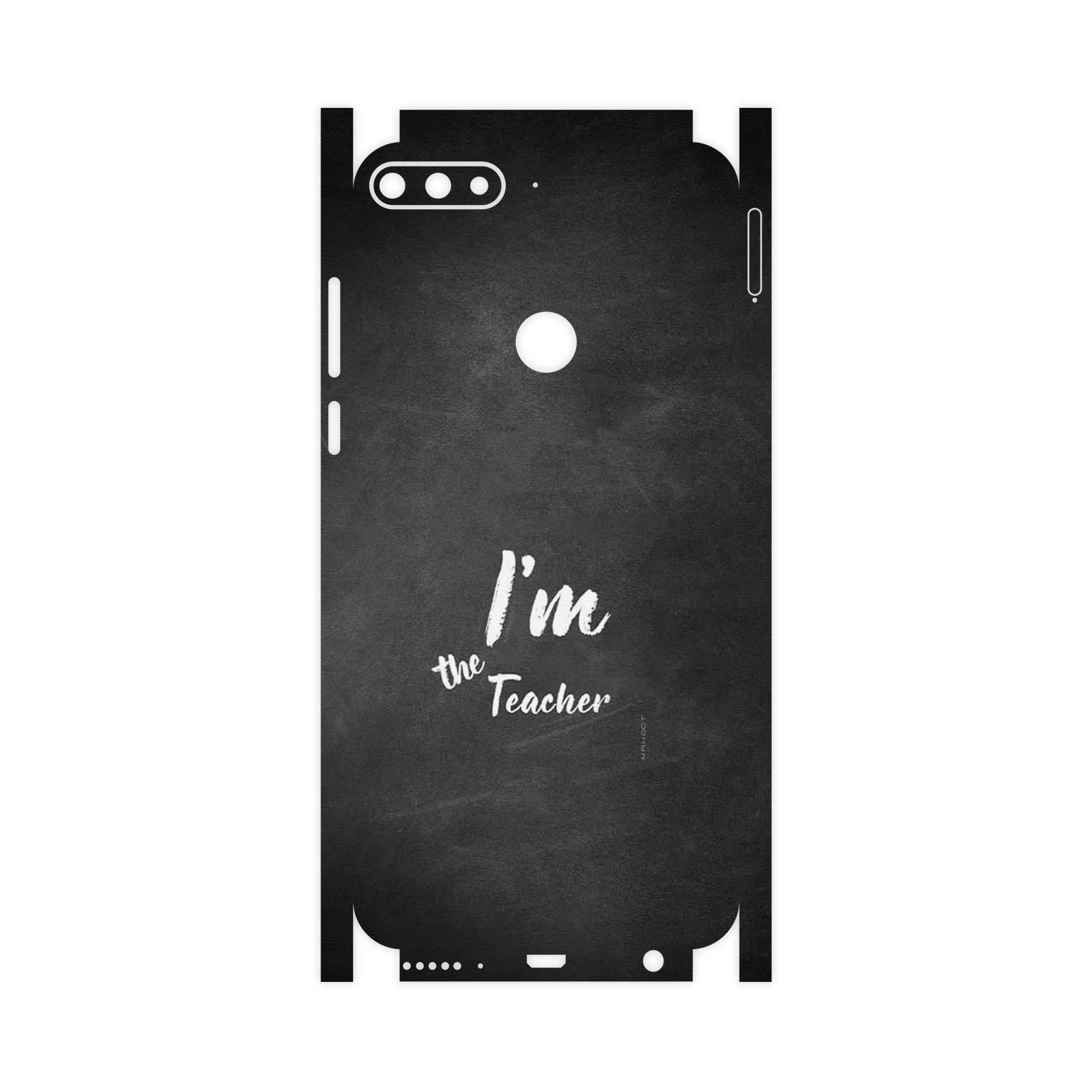 برچسب پوششی ماهوت مدل Teacher-FullSkin مناسب برای گوشی موبایل هوآوی Y7 Prime 2018