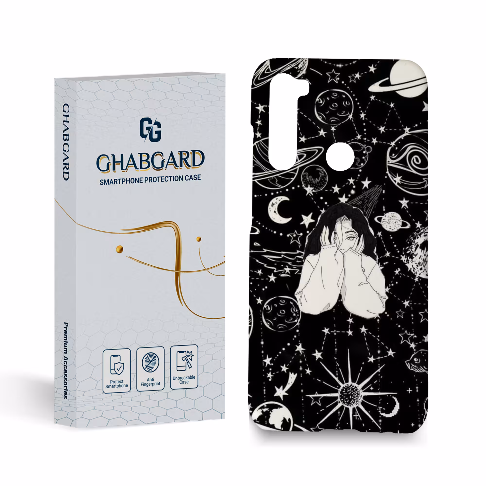 کاور قاب گارد مدل دخترانه مناسب برای گوشی موبایل شیائومی mi note 8t