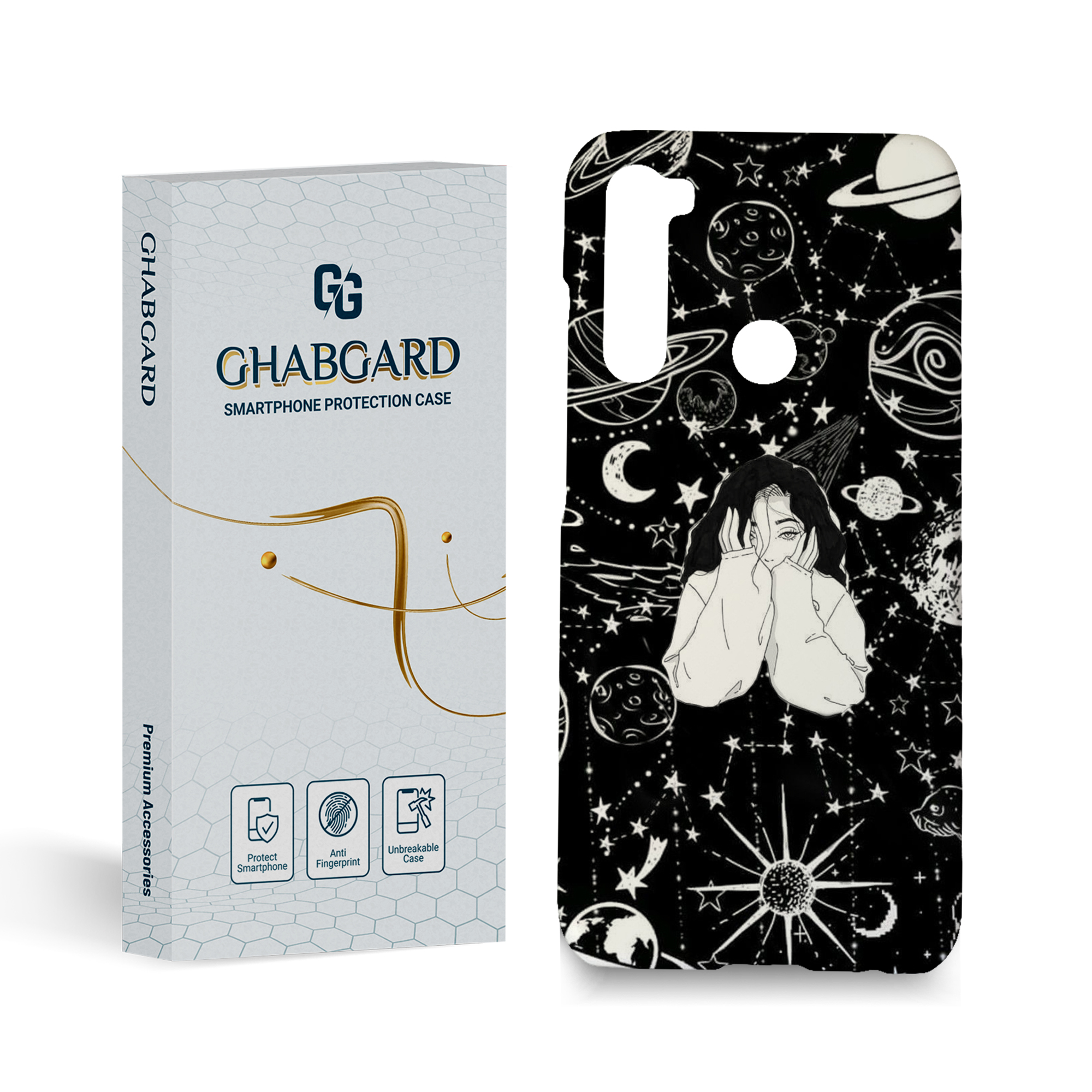 کاور قاب گارد مدل دخترانه مناسب برای گوشی موبایل شیائومی mi note 8t