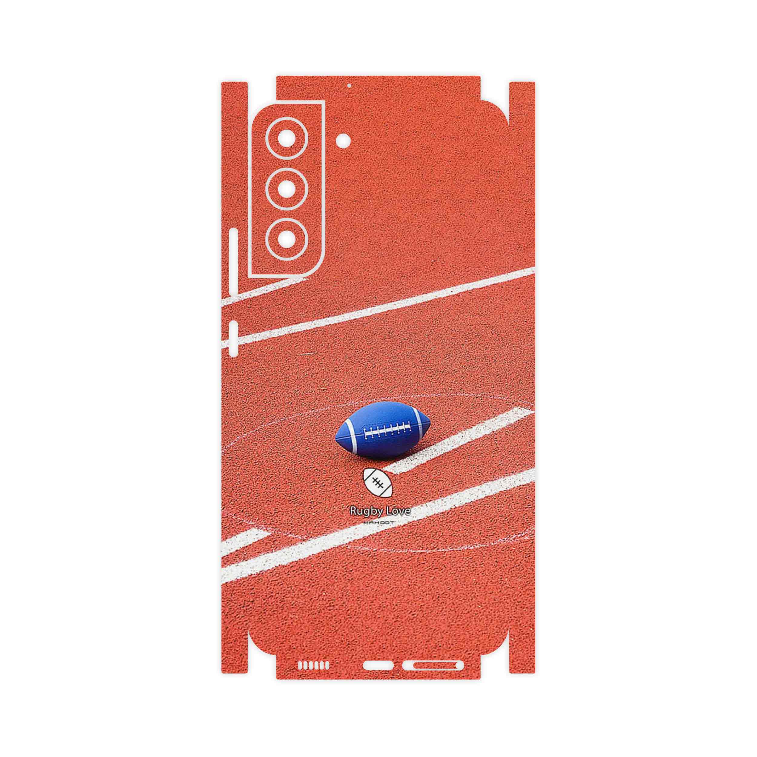 برچسب پوششی ماهوت مدل Rugby football-FullSkin مناسب برای گوشی موبایل سامسونگ Galaxy S22 Plus 5G