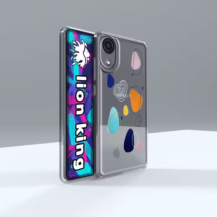 کاور لاین کینگ مدل خال خالی رنگی مناسب برای گوشی موبایل سامسونگ Galaxy A03 Core