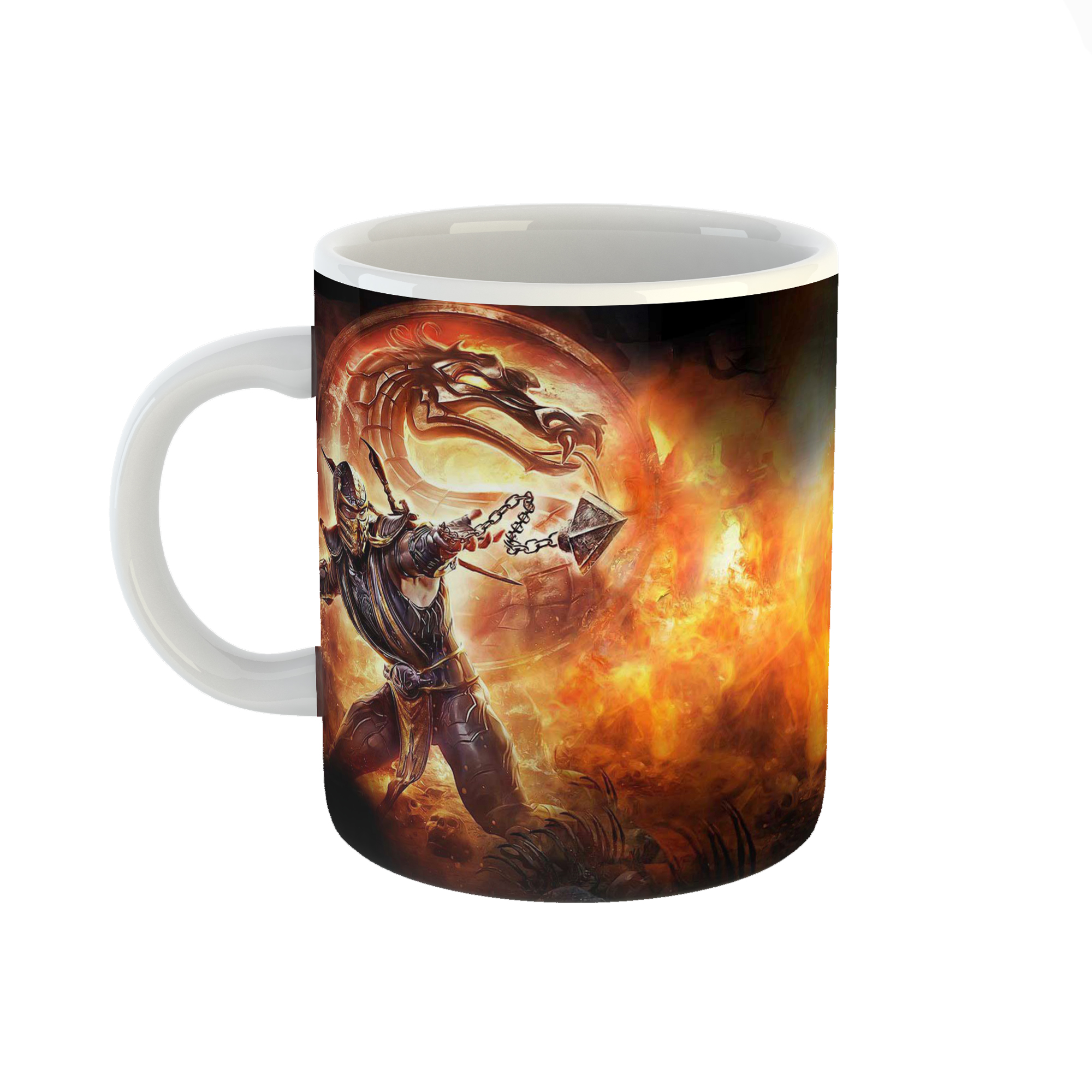 ماگ طرح Mortal Kombat مدل scorpion و subzero کد 03