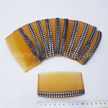 شانه زنانه رنگی طرح نگین