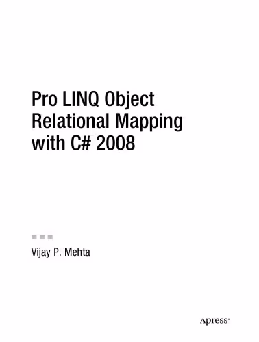 خرید و دانلود نسخه کامل کتاب Pro LINQ Object Relational Mapping in C# 2008