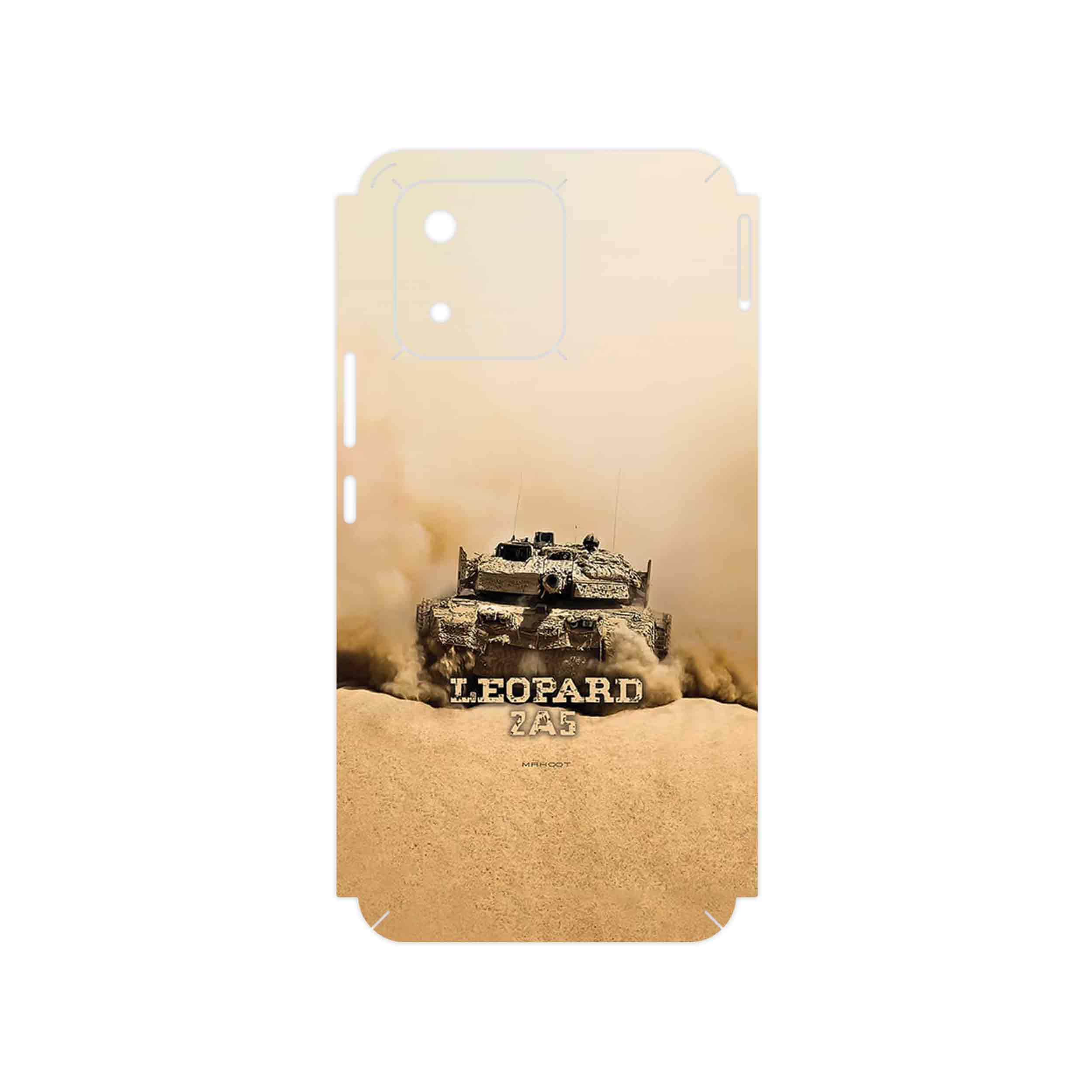 برچسب پوششی ماهوت مدل Leopard_2A5_tank مناسب برای گوشی موبایل آنر X5