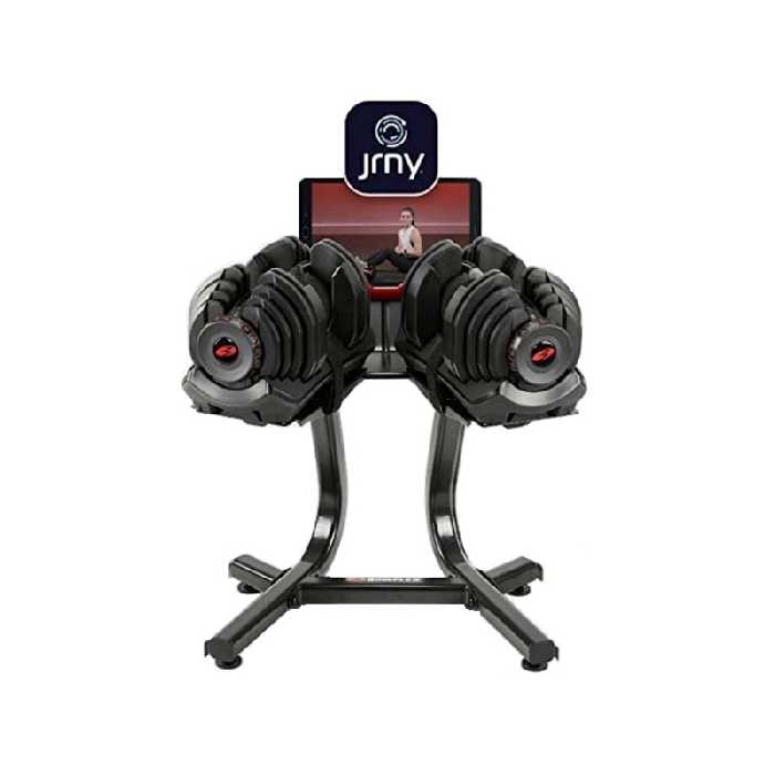 دمبل متغیر 41 کیلوگرمی پایه دار بوفلکس بسته دو عددی