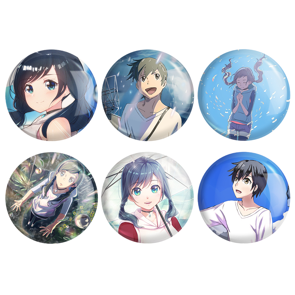 پیکسل خندالو مدل انیمه تغییر آب و هوا با تو کد 970A مجموعه 6 عددی