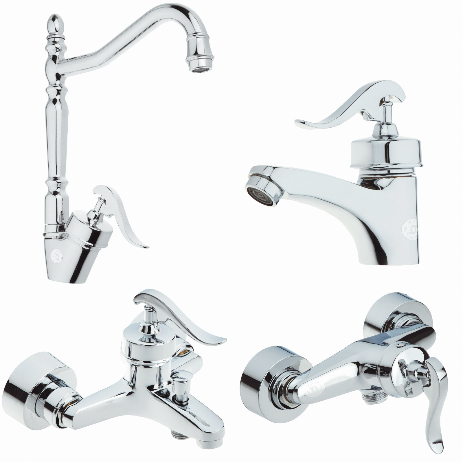 ست شیرآلات شیرالات رز مدل آنتیک مجموعه 4 عددی