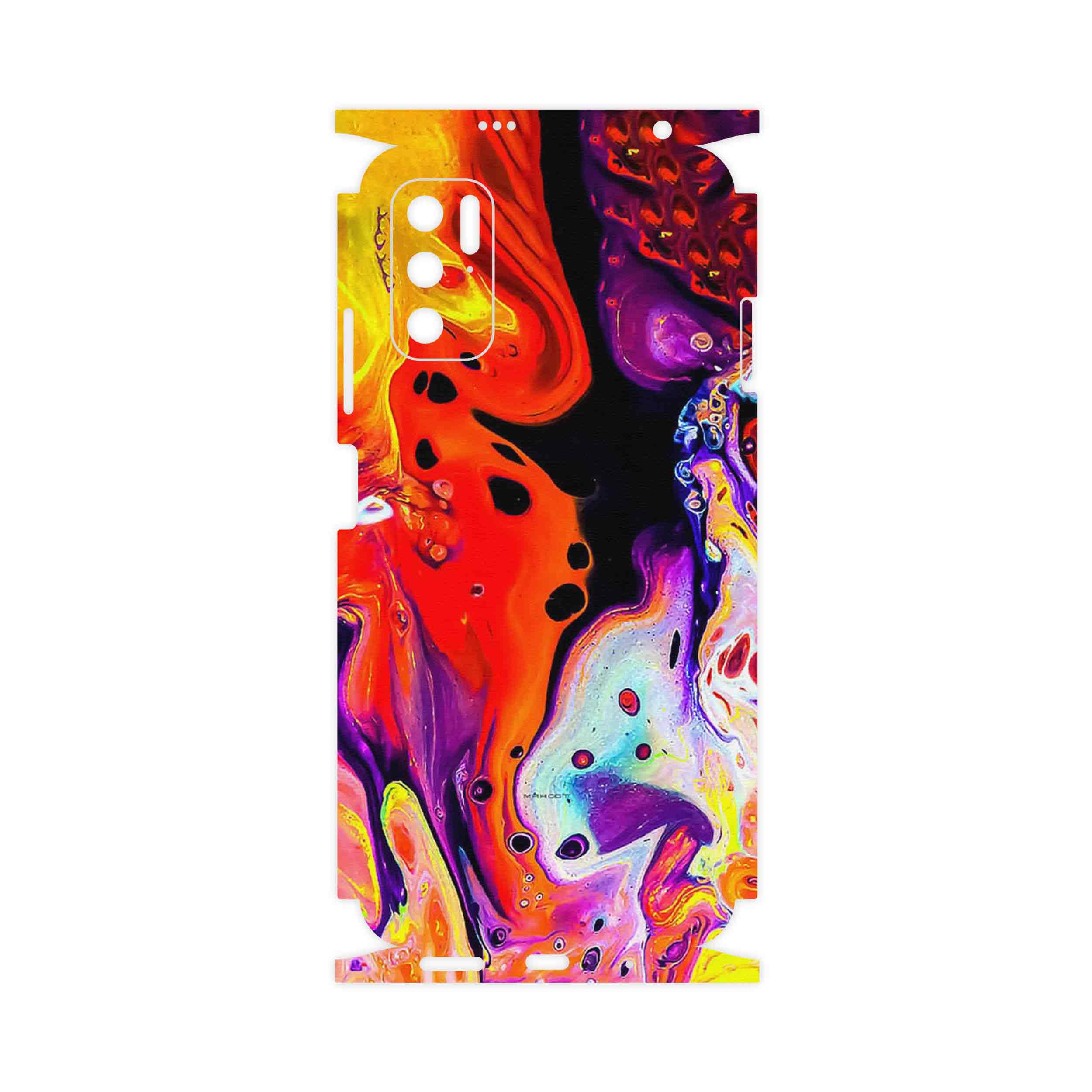 برچسب پوششی ماهوت مدل Abstract Oil Art-FullSkin مناسب برای گوشی موبایل شیائومی Redmi Note 11SE