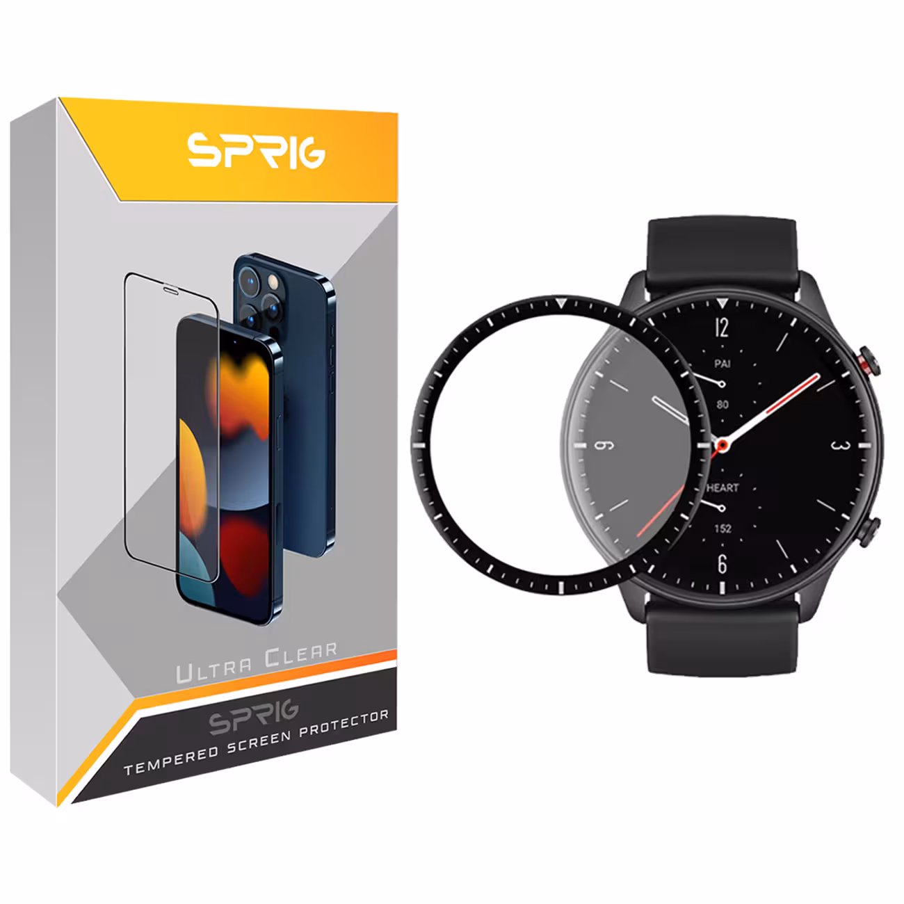 محافظ صفحه نمایش نانو اسپریگ مدل SPG مناسب برای ساعت هوشمند شیایومی امیزفیت GTR 2