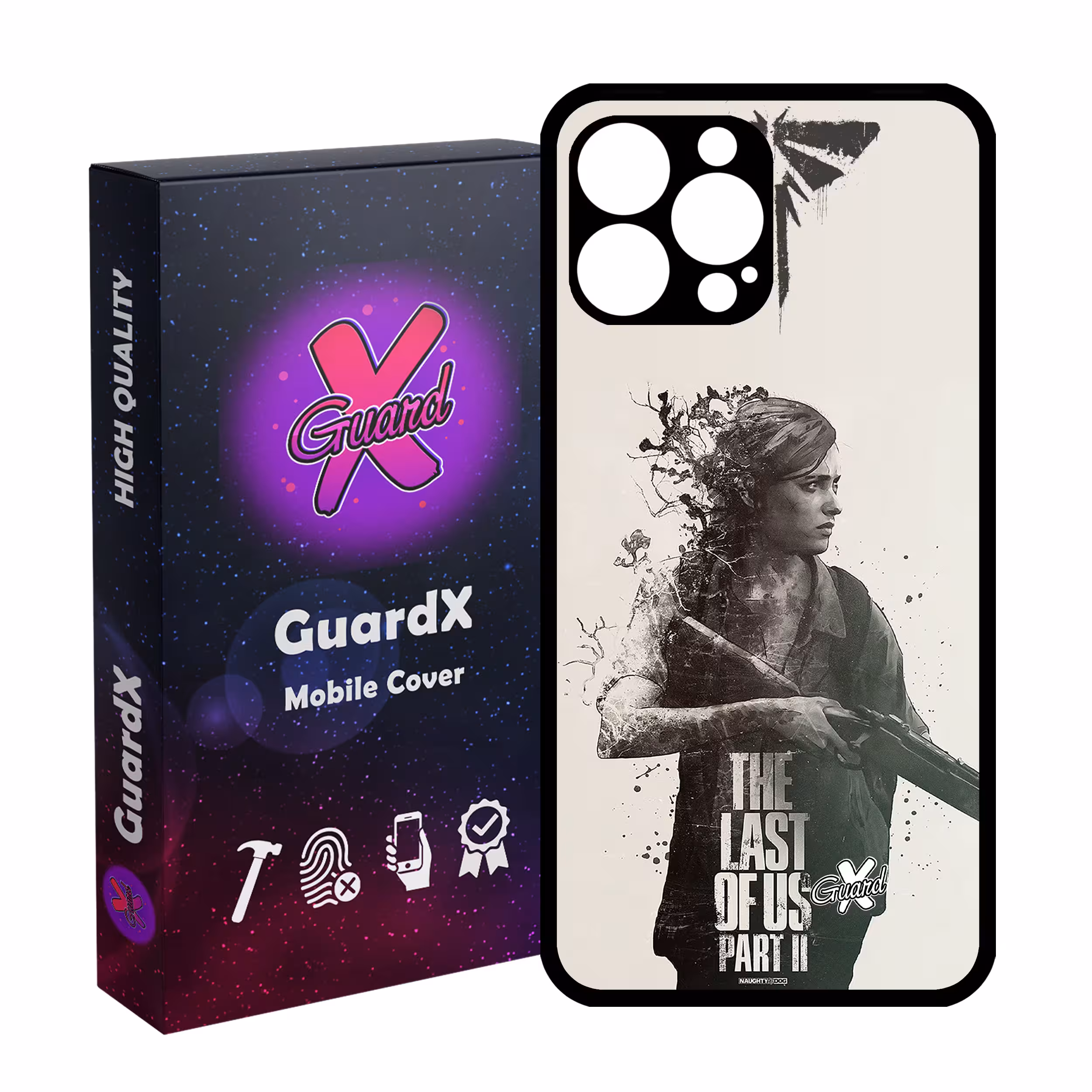 کاور گارد ایکس طرح The Last of Us مدل Glass10199 مناسب برای گوشی موبایل اپل iPhone 13 Pro Max