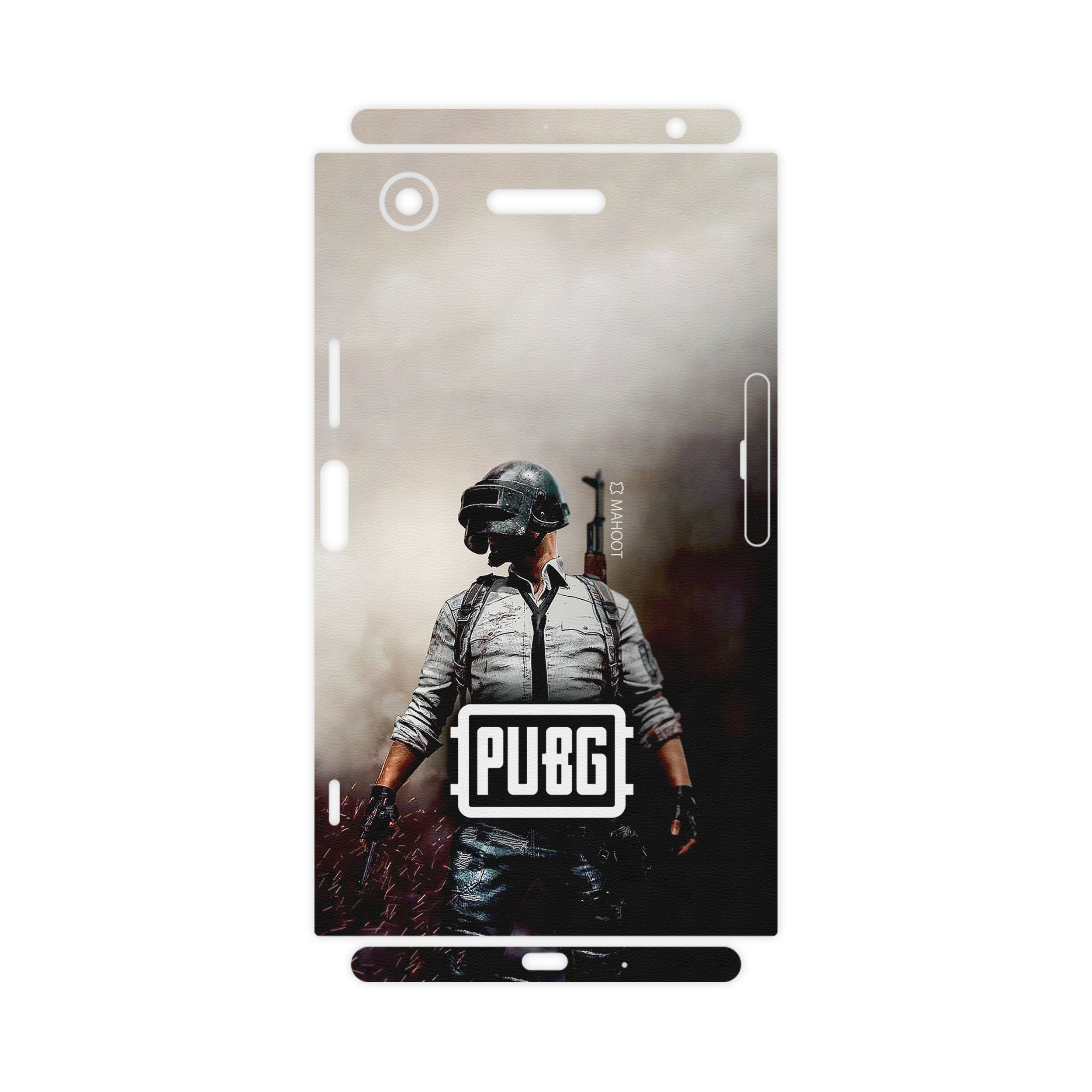 برچسب پوششی ماهوت مدل PUBG-Game-FullSkin مناسب برای گوشی موبایل سونی Xperia XZ1