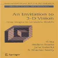 خرید و دانلود نسخه کامل کتاب An Invitation to 3-D Vision: From Images to Geometric Models | الی فایل | مرجع خرید و فروش فایل