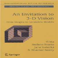 خرید و دانلود نسخه کامل کتاب An Invitation to 3-D Vision: From Images to Geometric Models | الی فایل | مرجع خرید و فروش فایل