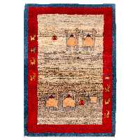 گبه دستباف ذرع و نیم سی پرشیا کد 152062