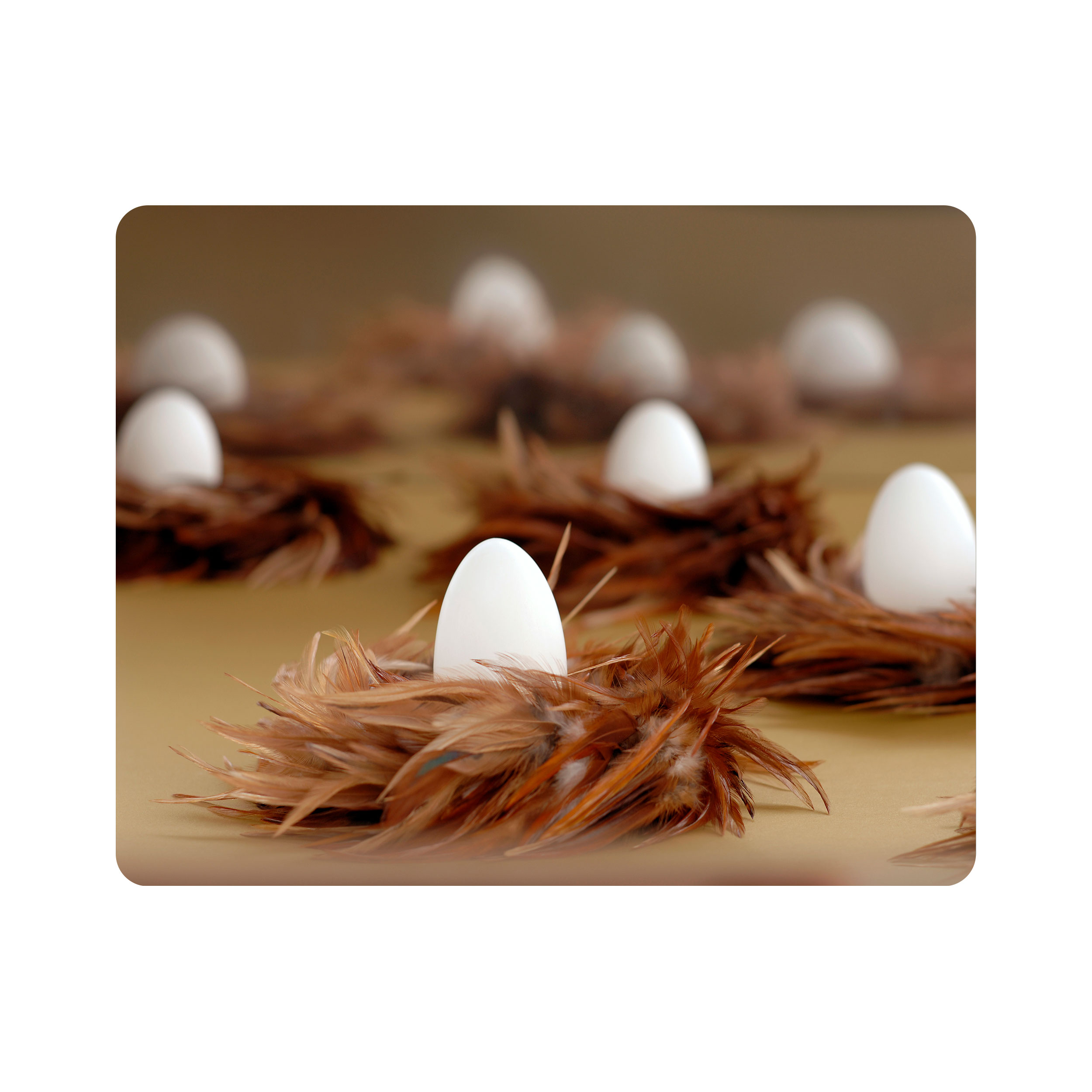 ماوس پد اطلس آبی طرح تخم مرغ مدل T6936