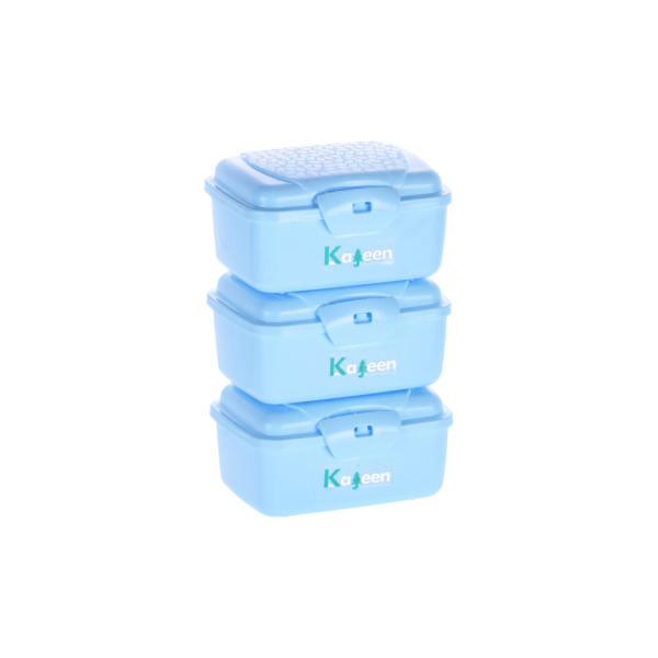 ظرف نگهدارنده کاجین مدل صندوقی مجموعه 3 عددی