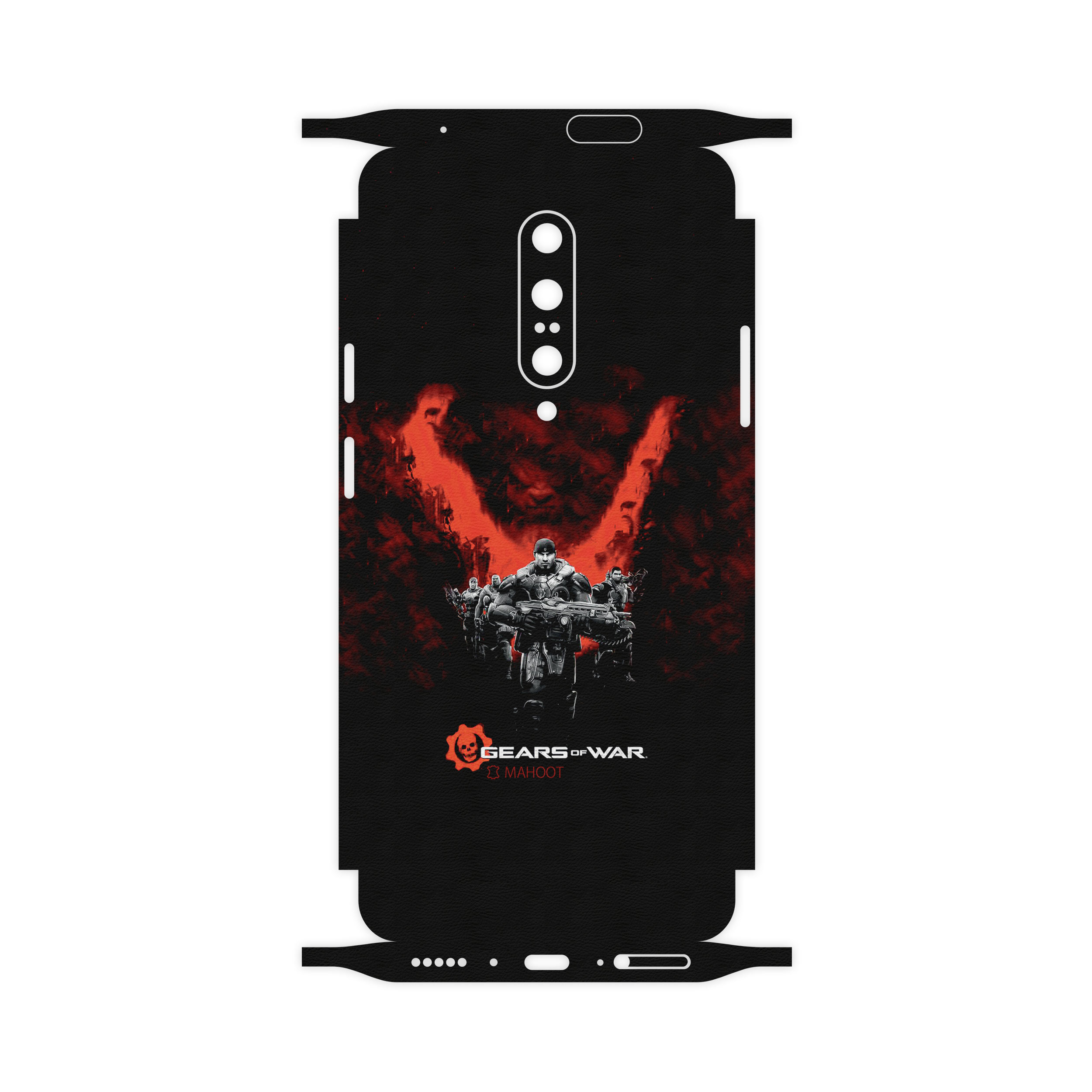 برچسب پوششی ماهوت مدل GEARS-OF-WAR-Game-FullSkin مناسب برای گوشی موبایل وان پلاس 7 Pro