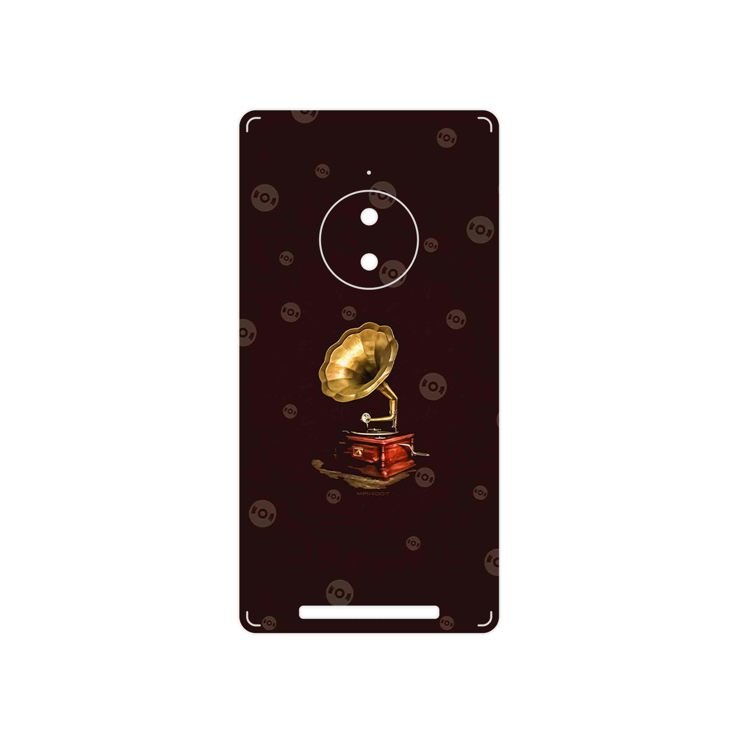 برچسب پوششی ماهوت مدل Gramophone Nostalgia مناسب برای گوشی موبایل نوکیا Lumia 830
