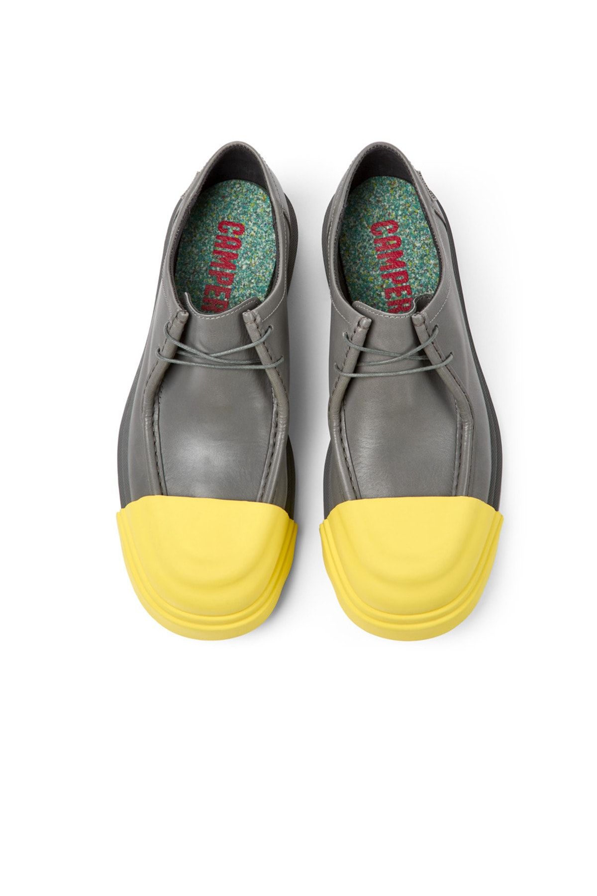 کفش های کژوال خاکستری مردانه روزمره SMR K100872 013 CAMPER