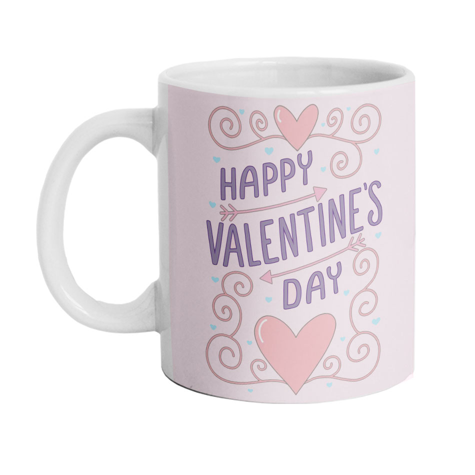 ماگ دارلی طرح عاشقانه مدل MG1081