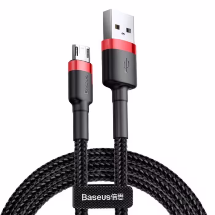 کابل تبدیل USB به microUSB باسئوس مدل CAMKLF طول 2 متر