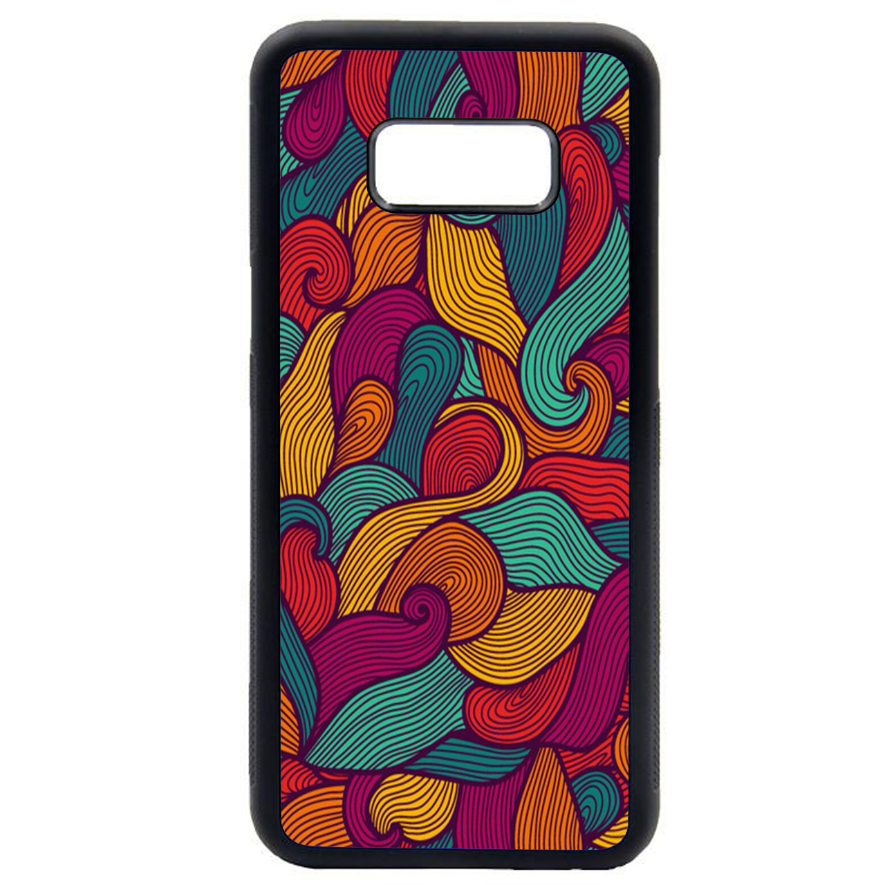 کاور طرح موج ها کد 8192 مناسب برای گوشی موبایل سامسونگ galaxy s8 plus