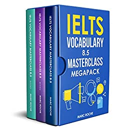 خرید و دانلود نسخه کامل کتاب IELTS Vocabulary 8.5 Masterclass Series MegaPack: Advanced Vocabulary Masterclass Books 1, 2, & 3 Box Set -   PDF