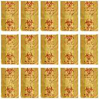 کیسه زباله طرح عفونی مدل ضخیم 70.65 بسته 15 عددی