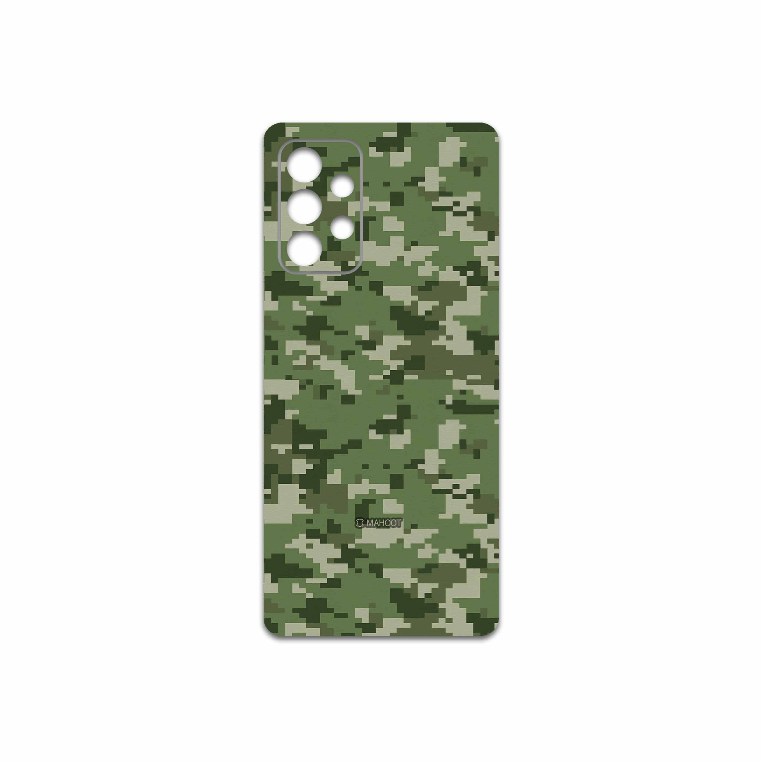 برچسب پوششی ماهوت مدل Army-Green-Pixel مناسب برای گوشی موبایل سامسونگ Galaxy A52s 5G