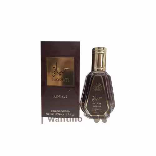 عطر ادکلن فراگرنس ورد حیاتی رویال (Fragrance World Hayaati Royale) 50 میل