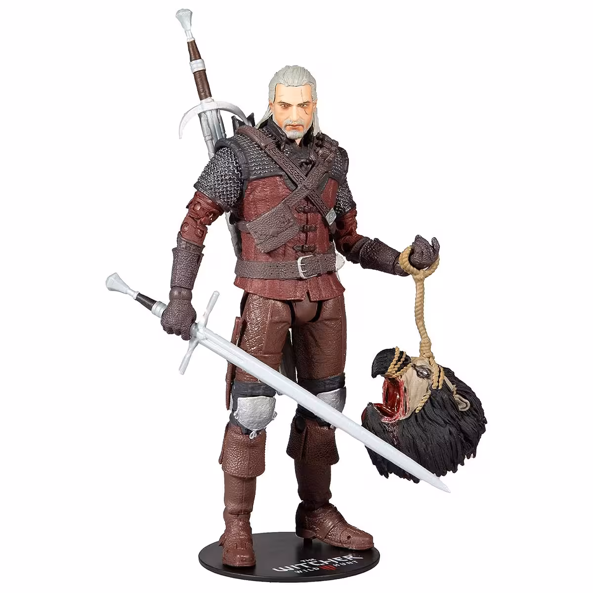 اکشن فیگور مک فارلین مدل ویچر طرح The Witcher Wolf Armor