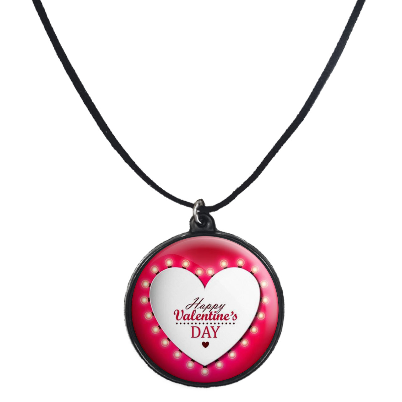 گردنبند پرمانه طرح عاشقانه کد pmb.1274 مدل دو طرفه