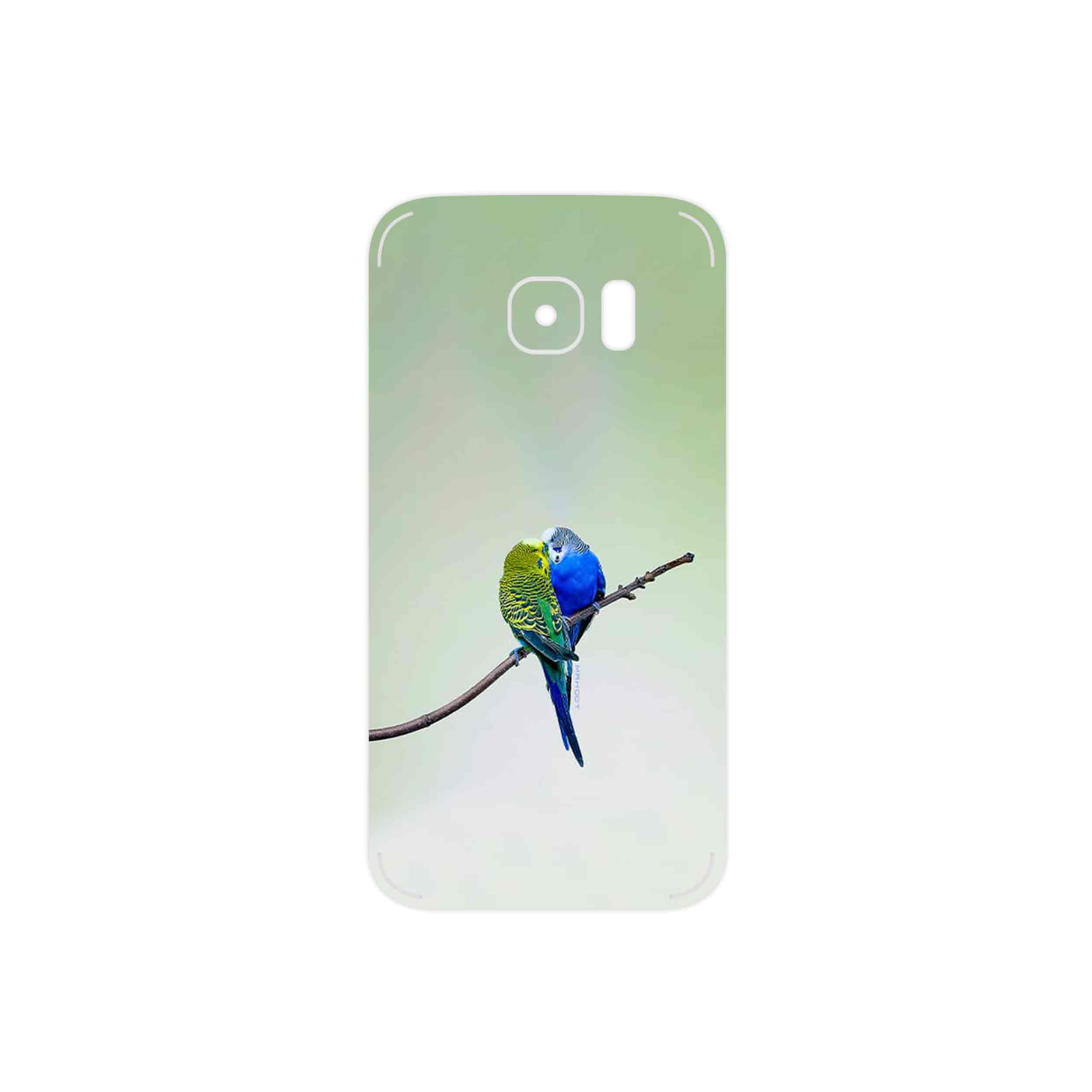 برچسب پوششی ماهوت مدل Lovebird مناسب برای گوشی موبایل سامسونگ Galaxy S7