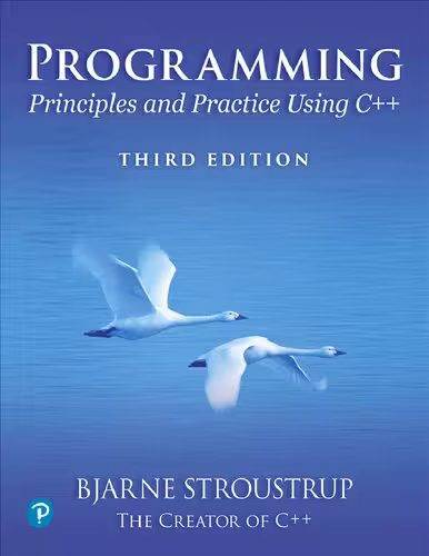 خرید و دانلود نسخه کامل کتاب Programming: Principles and Practice Using C  , Third Edition