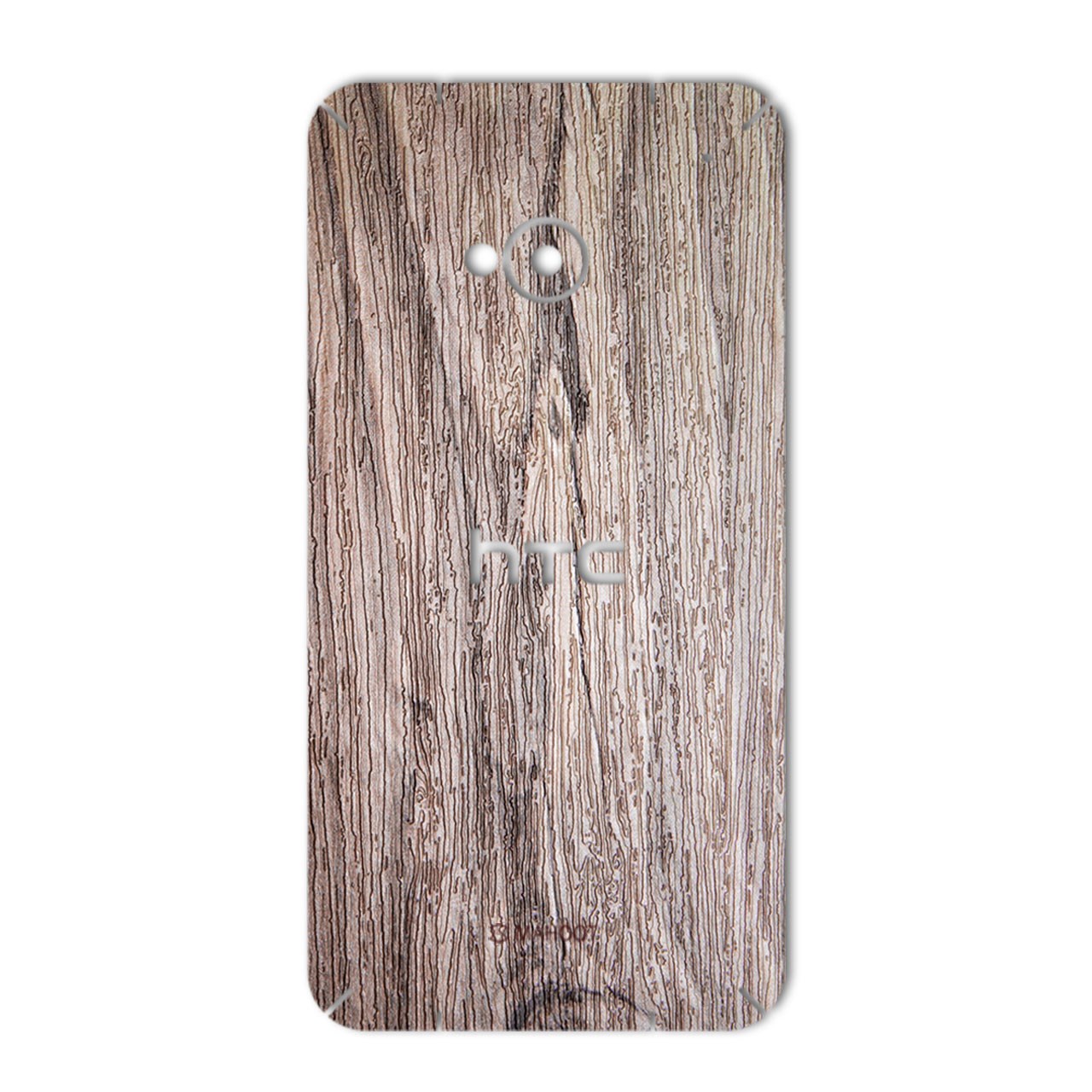 برچسب پوششی ماهوت مدل Walnut Texture مناسب برای گوشی HTC M7